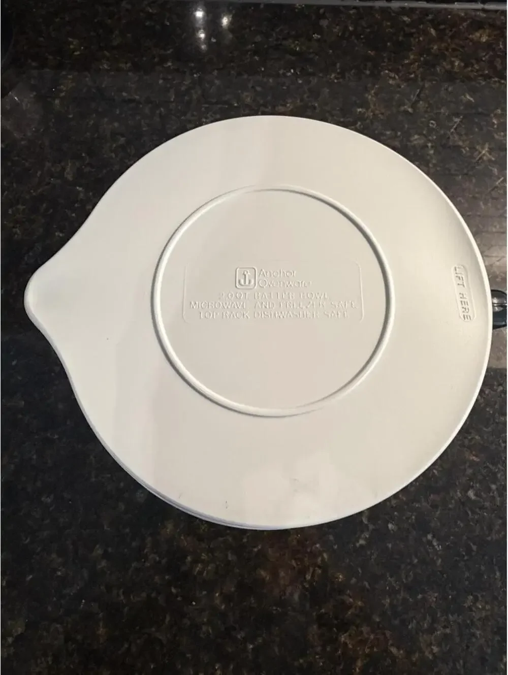 Anchor Hocking Batter Bowl Glass 8 Cup mixing bowl
